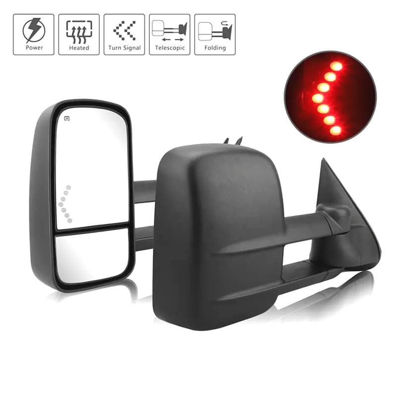 Compatible with CHEVY/GMC Rearview Mirror 2003 7253-03-EAH-PF Power + Heat + Arrow + Fold