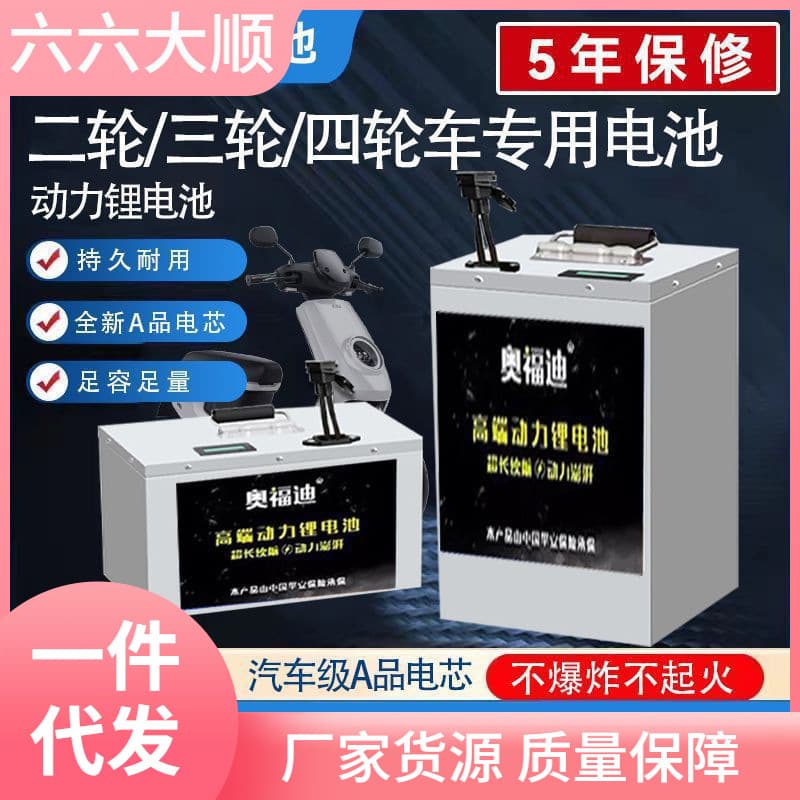CATL Electric Vehicle Lithium Battery 72V Delivery E-bike Battery 60V Lithium Battery Two-Wheel Three-Wheel 48V Lithium Battery Pack
