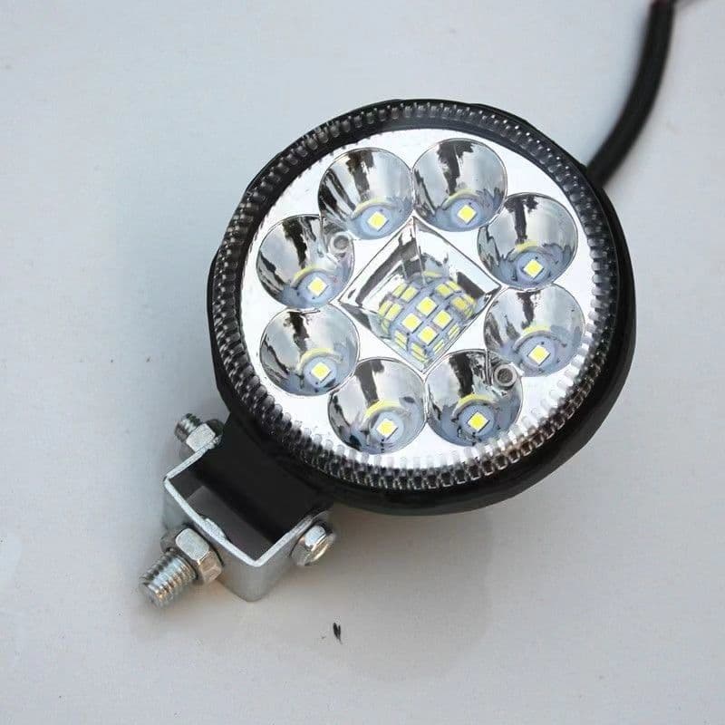 Electric Car LED Light, Super Bright Motorcycle Spotlight, Tricycle Front Turn Signal, 12V-80V Universal Self-Loading Light