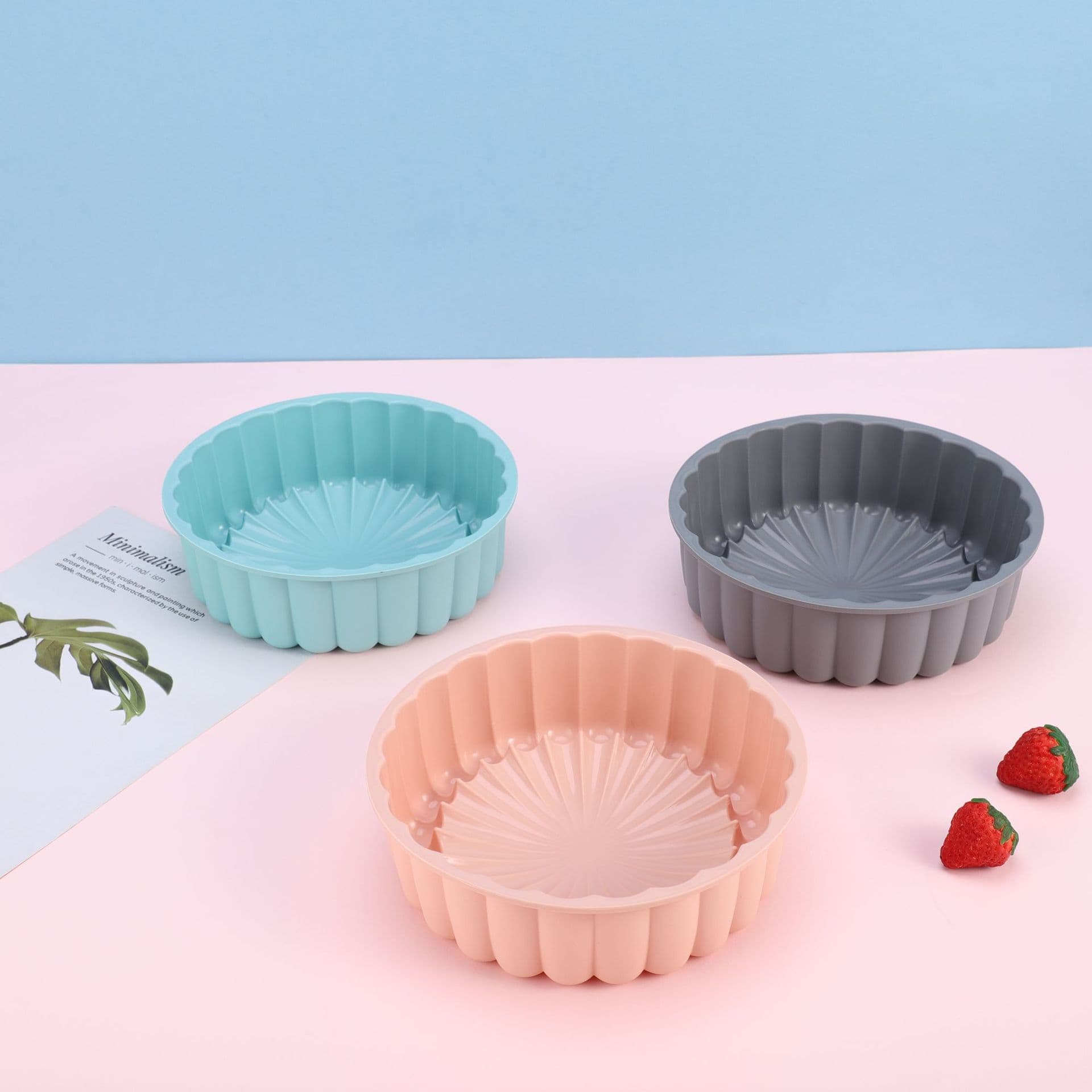 Cross-Border Household Silicone Sunflower Chicken Cake Mold Baking Tool Silicone Round Cake Mold