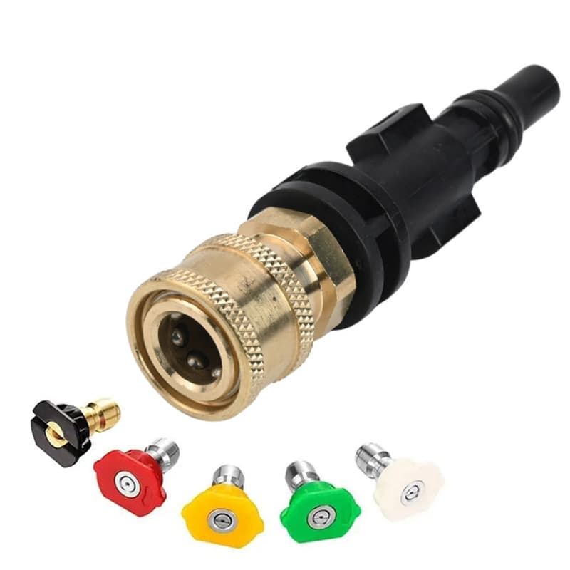 Karcher Pressure Washer Accessories In Stock High Pressure Cleaner K2-K7 Conversion Adapter Car Washer 1/4 Quick Connect