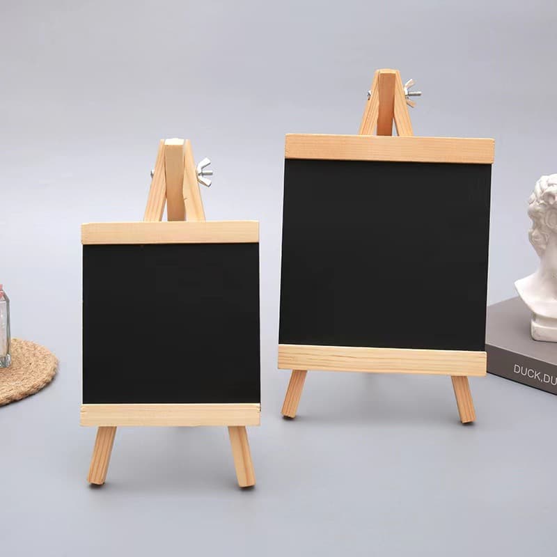 Portable Whiteboard Small Blackboard Desktop Message Board Creative Hand-Drawn Glow-in-the-Dark Milk Tea Coffee Shop Bar Counter Advertising