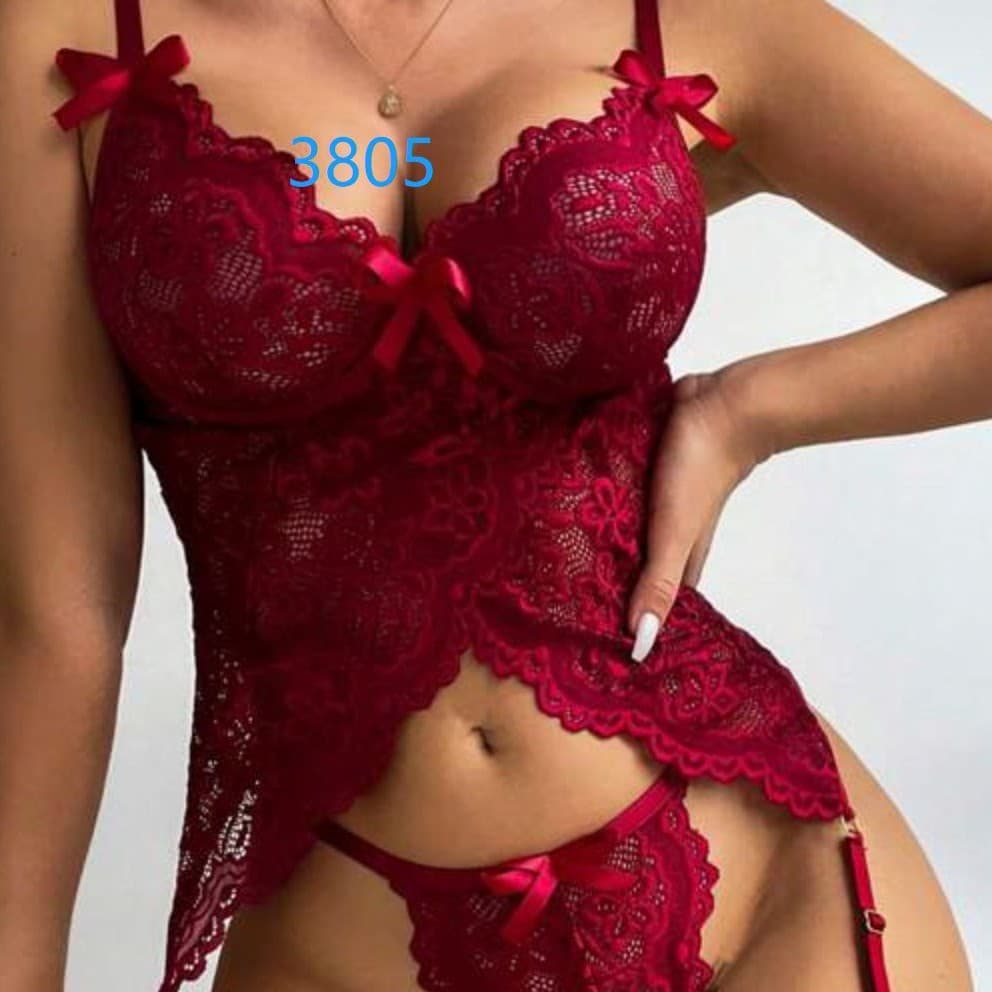 New Sexy Lingerie European and American Style Lingerie Wholesale Amazon Export Source Sexy Lingerie with Chest Support Two-Piece Set