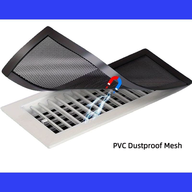In-stock Ventilation Magnetic PVC Dust Net, Removable and Reusable, Hard to Fall Off, Free Samples Available