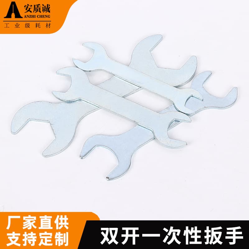 Factory direct supply of disposable open-end wrenches, simple household single-ended wrenches, and matching torque double-ended small wrenches for e-commerce.