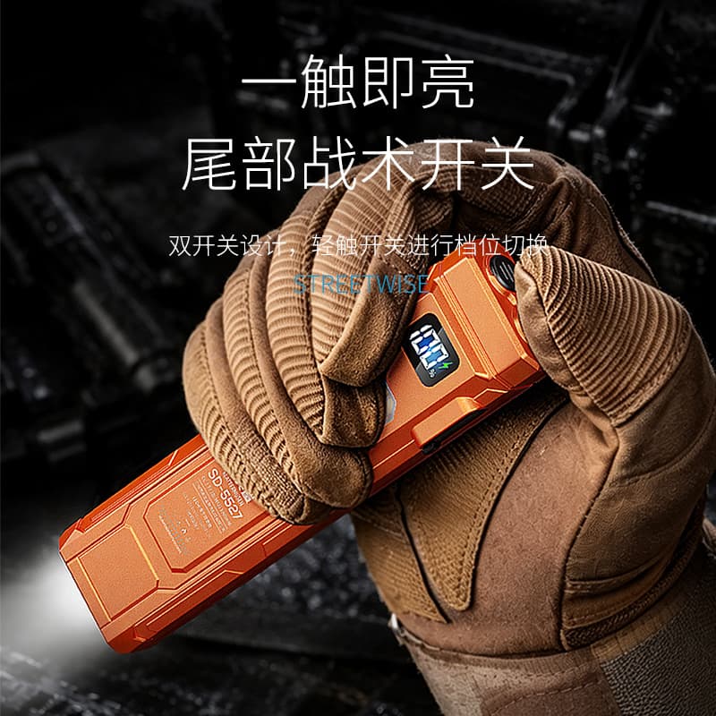 Outdoor Multi-Function High-Brightness Rotating Floodlight Rechargeable Magnetic Camping Emergency Work Light for Auto Repair and Maintenance
