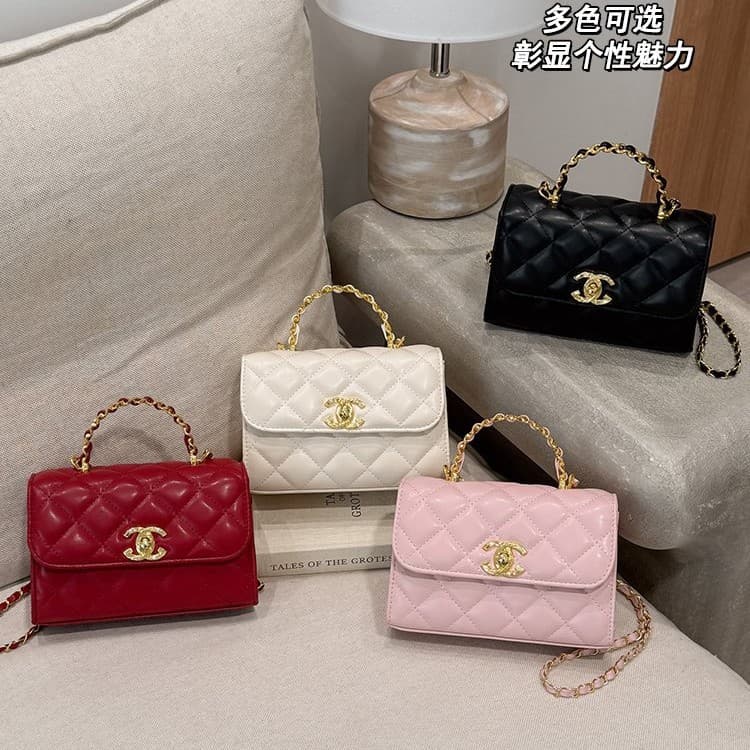 French Style Quilted Chain Handbag for Women 2026 Cross-Border Versatile Fashion Small Square Bag Shoulder Crossbody Bag
