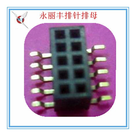 1.27mm, plastic height 3.4 custom-made white female header, sinking plate female header, LED female header, high temperature resistant female header