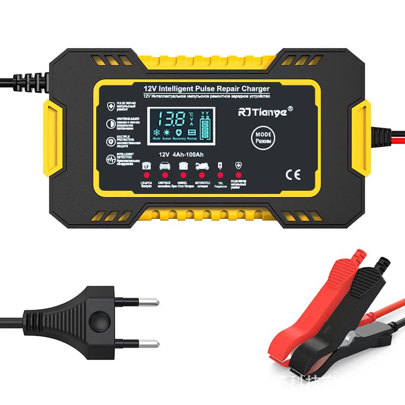 12V Charger, Car Battery Charger, Motorcycle Battery Charger, 12V 6A Battery Charger