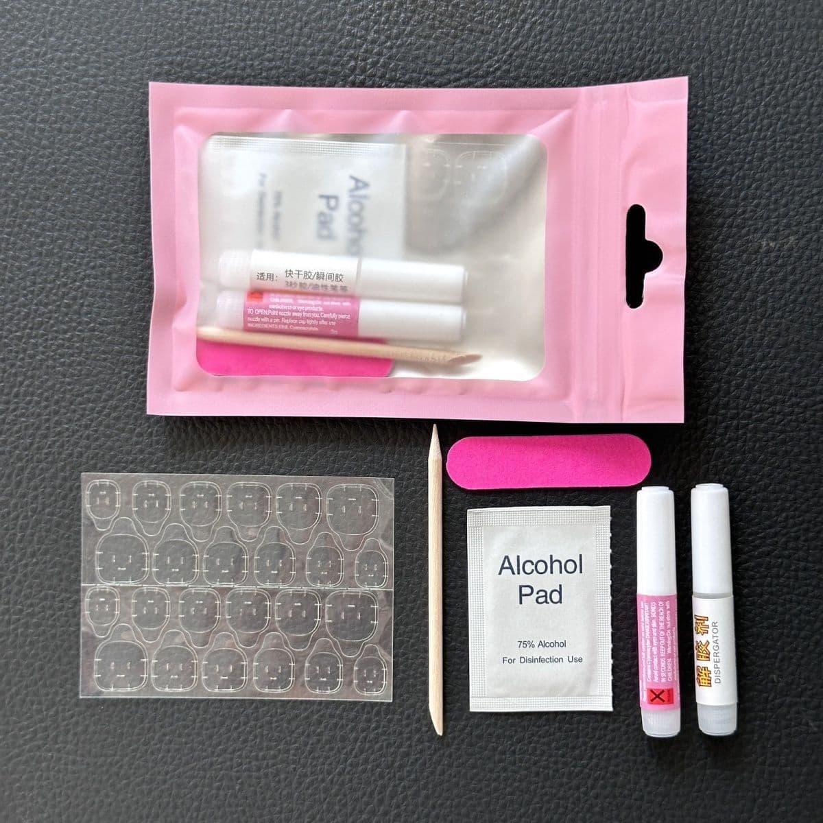 Jelly Glue Wearable Nail Tool Kit Solid Glue Wearable Nail Material Kit Disposable Nail Tools