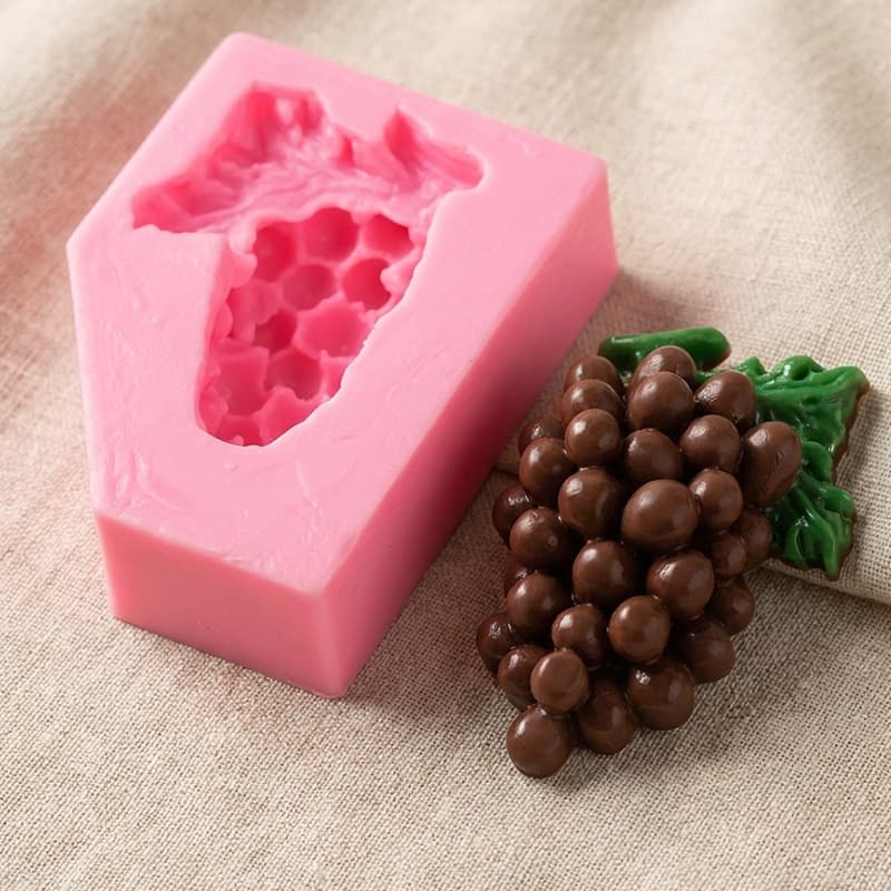 Diy3D Large Bunch of Grapes Silicone Mold Handmade Fondant Cake Mold Fondant Tools Handmade Soap Mold Cake