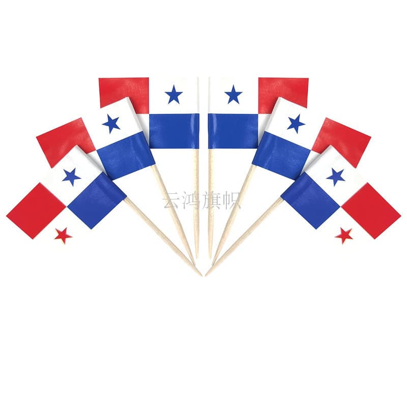 Panama toothpick flag World Cup flag toothpick flag cross-border Amazon spot flags of various countries toothpick flag spot
