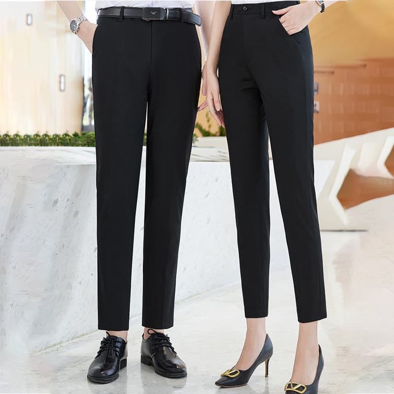 Men's and Women's Rayon Stretch Wrinkle-Free Business Dress Pants with Drape, Office 4S Store Casual Trousers Manufacturer Casual