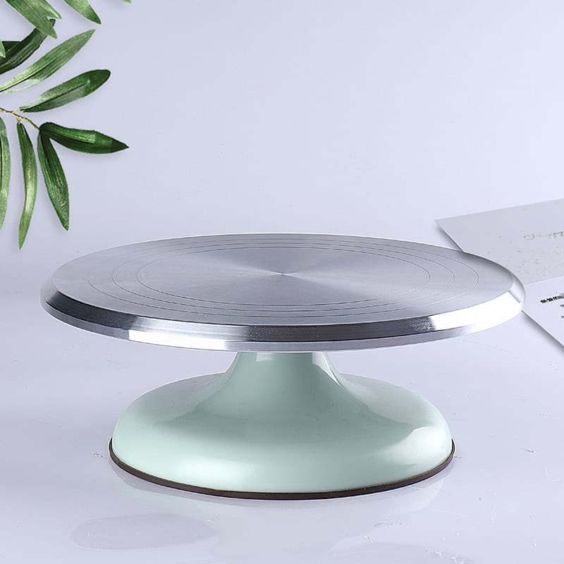 12-inch aluminum alloy decorating turntable cake turntable household baking tools DIY non-slip plastering cake turntable
