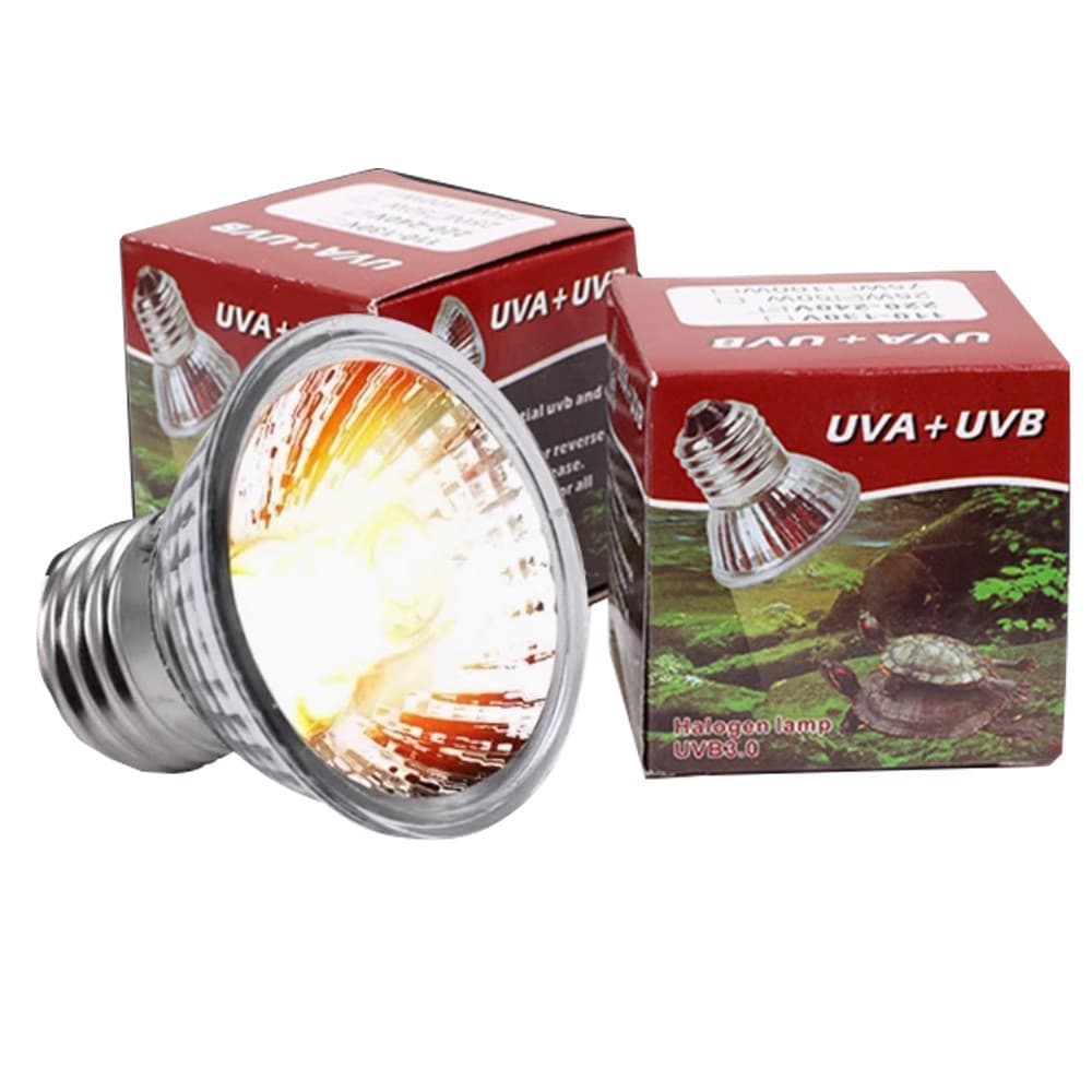 Pet UVA+UVB Heat Bulb for Reptiles, Chickens, and Turtles - Terrarium Heating Lamp for Basking and Warmth