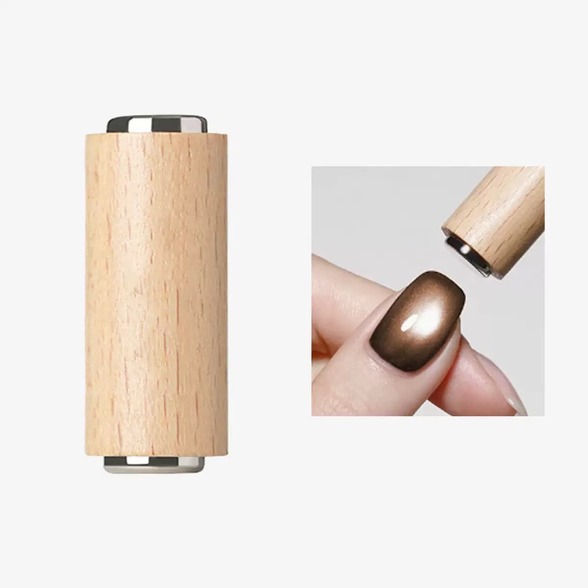 Cross-border special supply of nail art fancy magnets, multi-functional striped pattern magnets, thickened strong cat eye glue magnet sticks