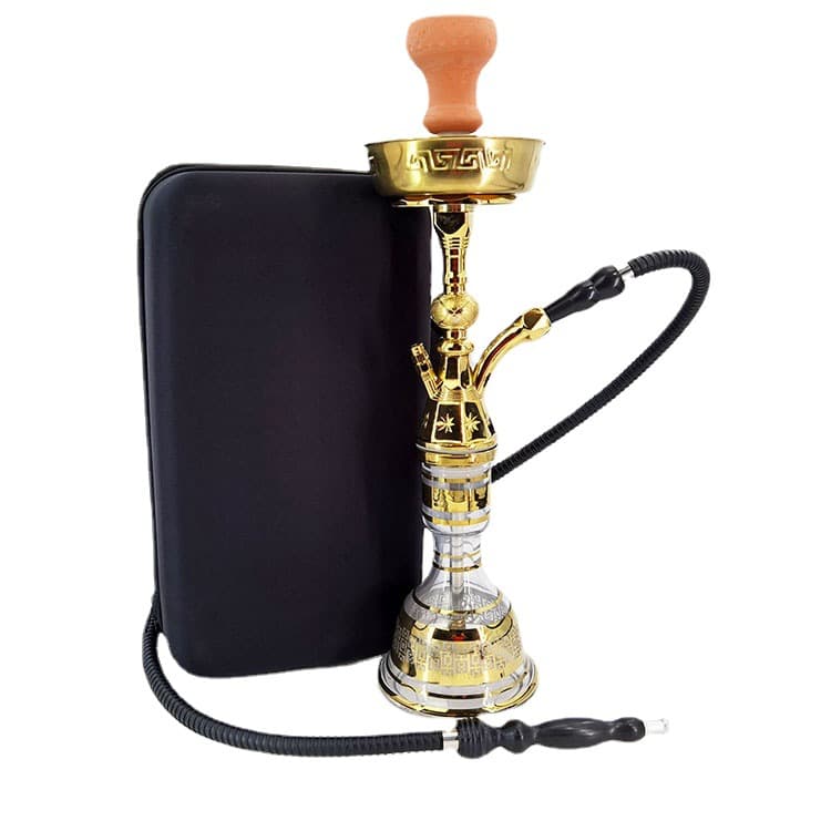 Zinc Alloy Hookah, Middle Eastern Arabic Hookah Aluminum Case, Hookah Accessories, Hookah, Shisha