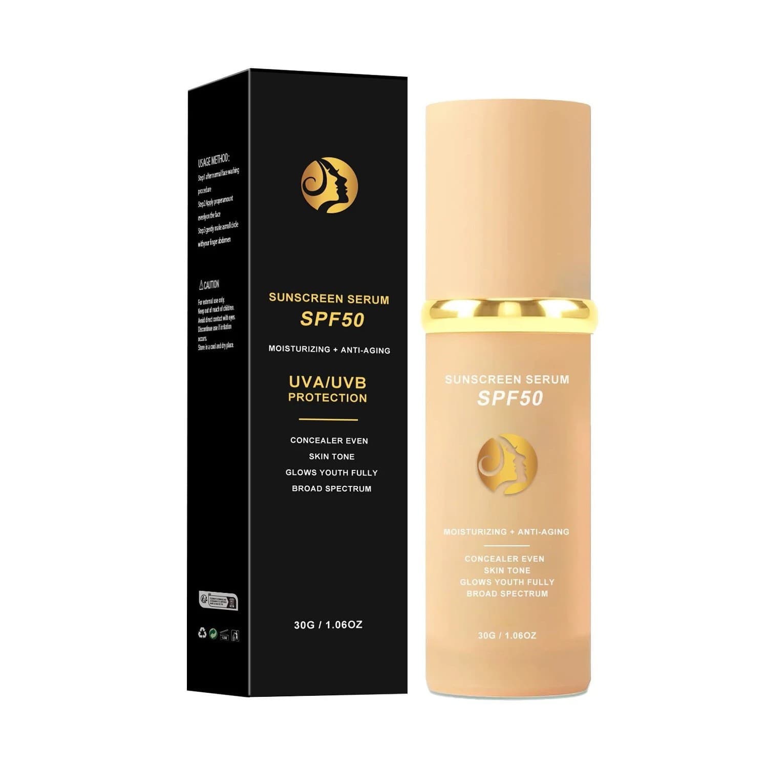 Cross-Border Amazon Spf50 4-in-1 Concealer Foundation