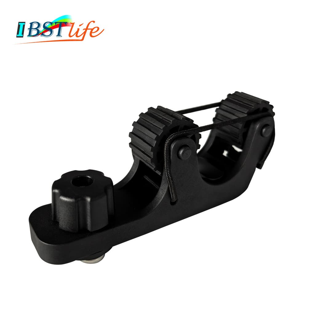 Cross-border In Stock Canoe Paddle Holder Rail Mount Fishing Rod Holder Inflatable Boat Fishing Kayak Accessories