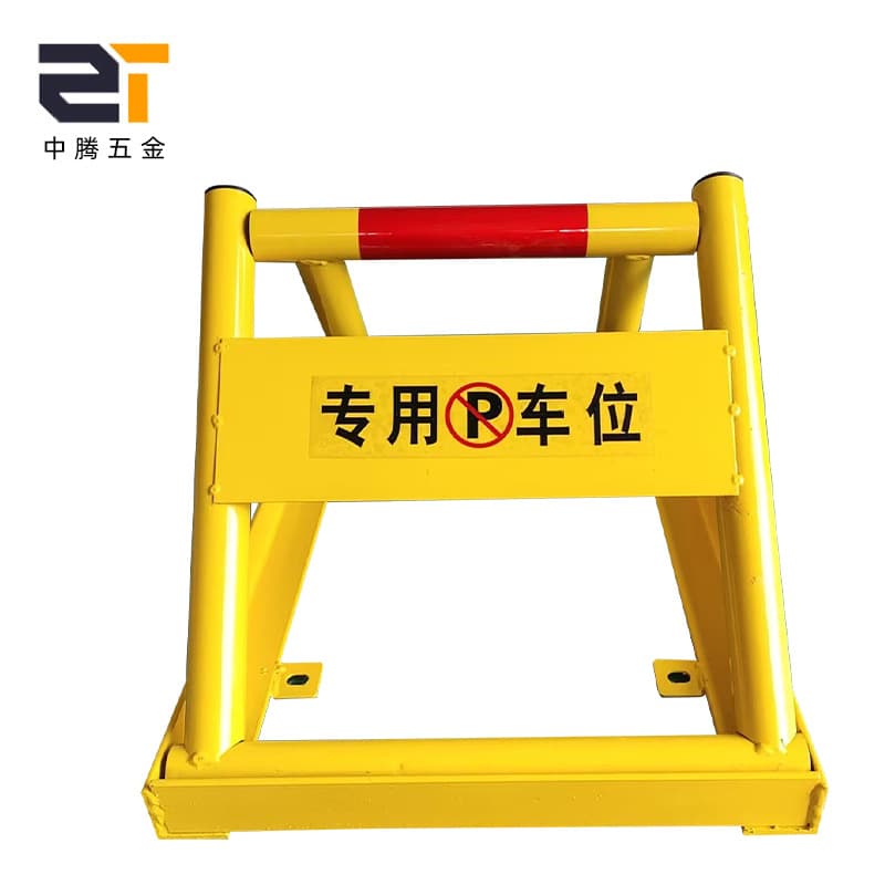Thickened anti-collision parking space lock, no drilling required, waterproof square frame parking space lock, large size car anti-pressure triangular lock