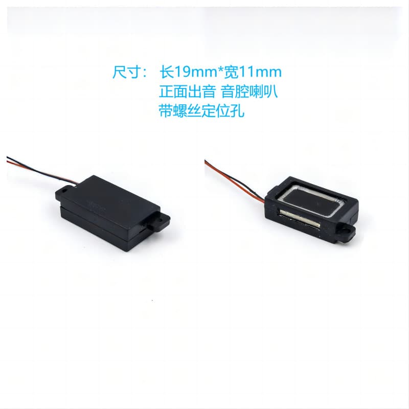 Length 19 Width 11 Ultra-thin Speaker with Sound Chamber, 8 Ohm 1 Watt, with Screw Holes, Cavity Speaker, Mobile Phone Speaker