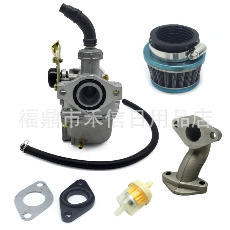 19mm Carburetor for XR70 CRF70 50cc~125cc Motorcycle Carburetor Intake Pipe Air Filter