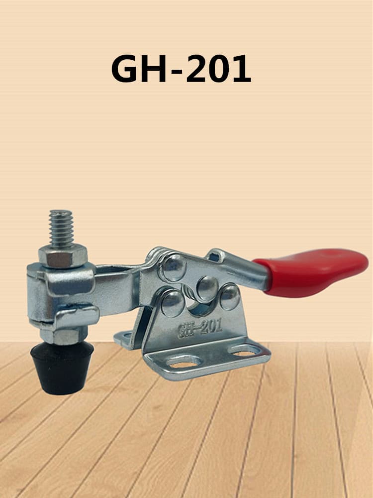 304 Stainless Steel Horizontal Quick Clamp GH-201, Clamping Fixture, Workholding Clamp, Tightening Locking Clamp Pliers
