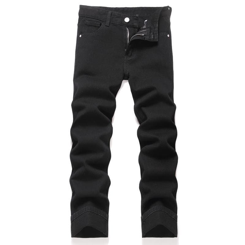 J 10842 Pocket straight leg kids denim pants children's straight leg denim pants