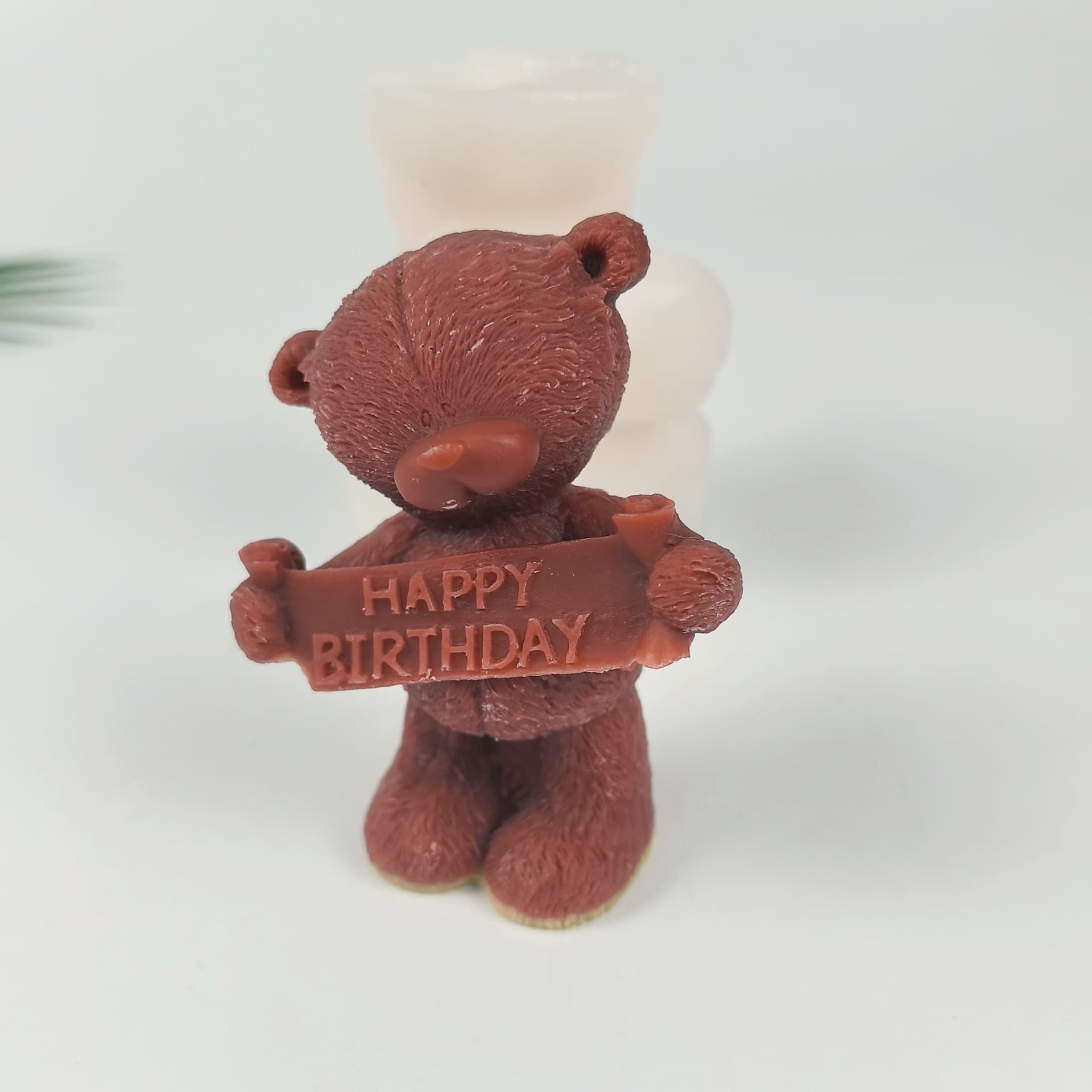 3D Bear Candle Silicone Mold, Squeeze Toy Animal Silicone Mold, Plaster Mold, Epoxy Resin Aromatherapy Candle Mold