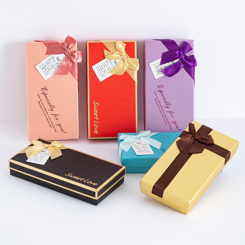 Creative gift box 18 grid chocolate box wedding candy packaging box souvenir rectangular finished red wedding box