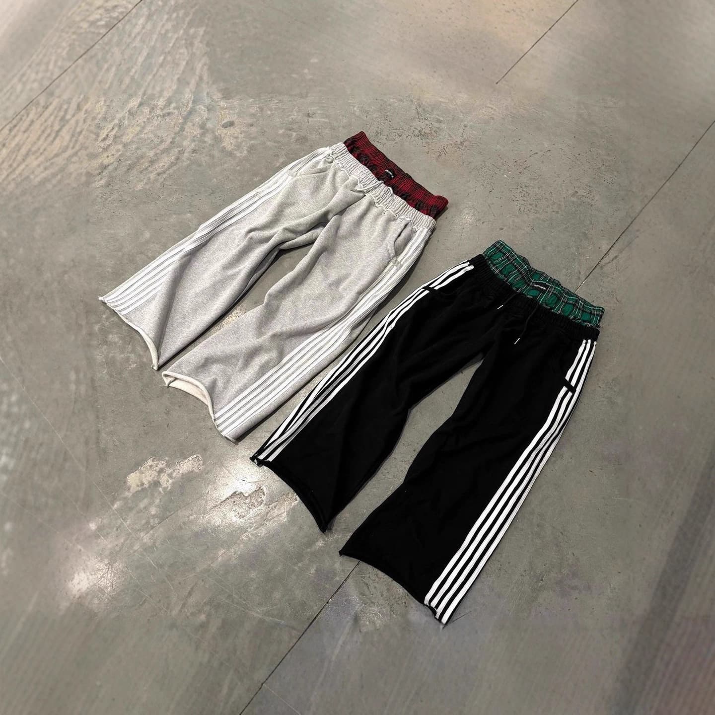 Vintage Simple Striped Loose Casual Pants Harajuku Hip-Hop Loose High-Waist Straight-Leg Outdoor Sports Street Dance Pants for Women