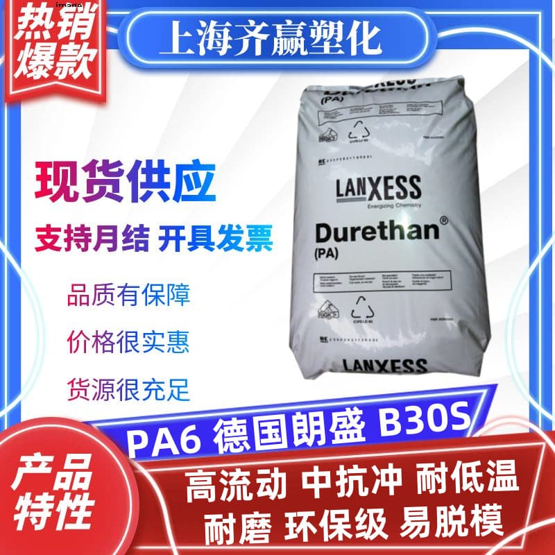 PA6 LANXESS Germany B30S High Flow Low Temperature Resistance Eco-friendly Polyamide 6 Plastic Raw Material Pellets