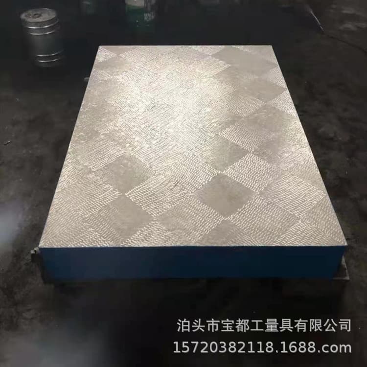 Cast Iron Platform Inspection and Measurement Scribing Plate Scraping Grinding Welding Assembly Workbench Thickened Mold Platform Plate