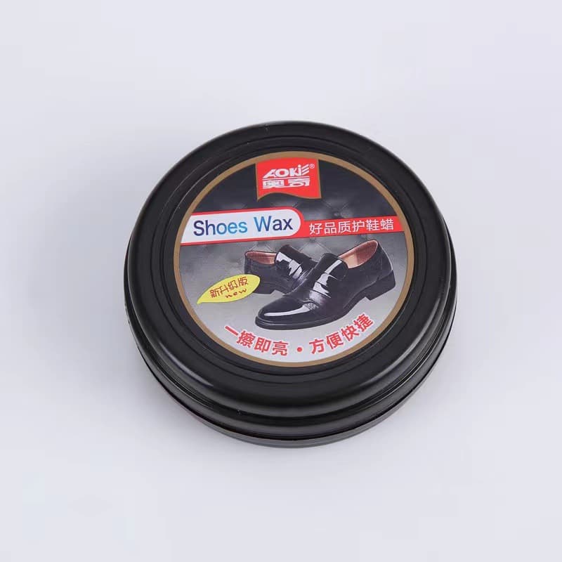 Double-sided shoe wax sponge, shoe polish, leather goods care shoe polish, genuine leather shoe wax maintenance oil, support sample wholesale delivery