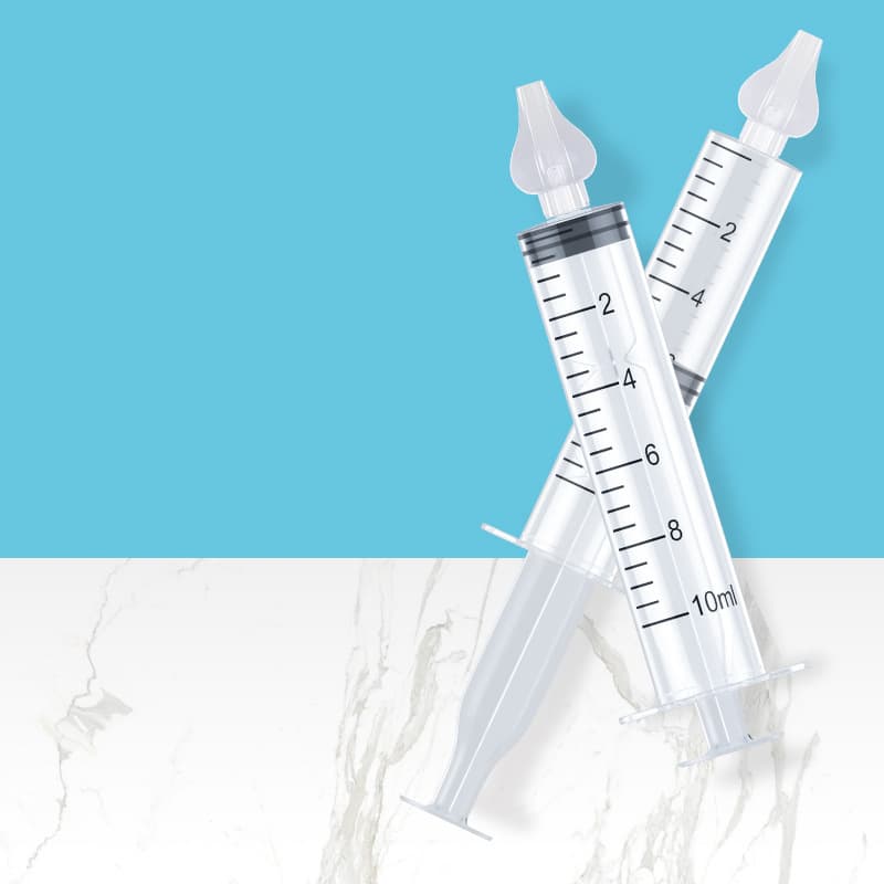 Cross-border syringe-type baby nasal irrigator, children's nasal irrigator, baby nasal irrigator, 10ml nasal rinse
