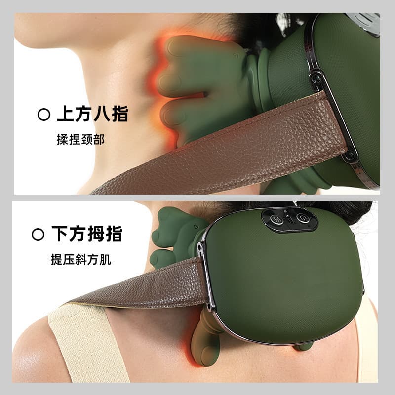 Cervical spine massager, trapezius muscle, neck and neck massager, birthday gift, cross-border popular hand, shoulder and neck massager