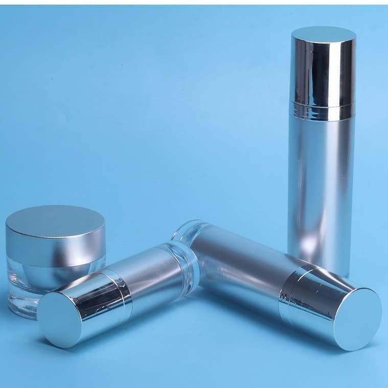 Yangzhifan plastic skin care packaging material high-end cylindrical pointed bottom cosmetic skin care cream set source manufacturer direct sales