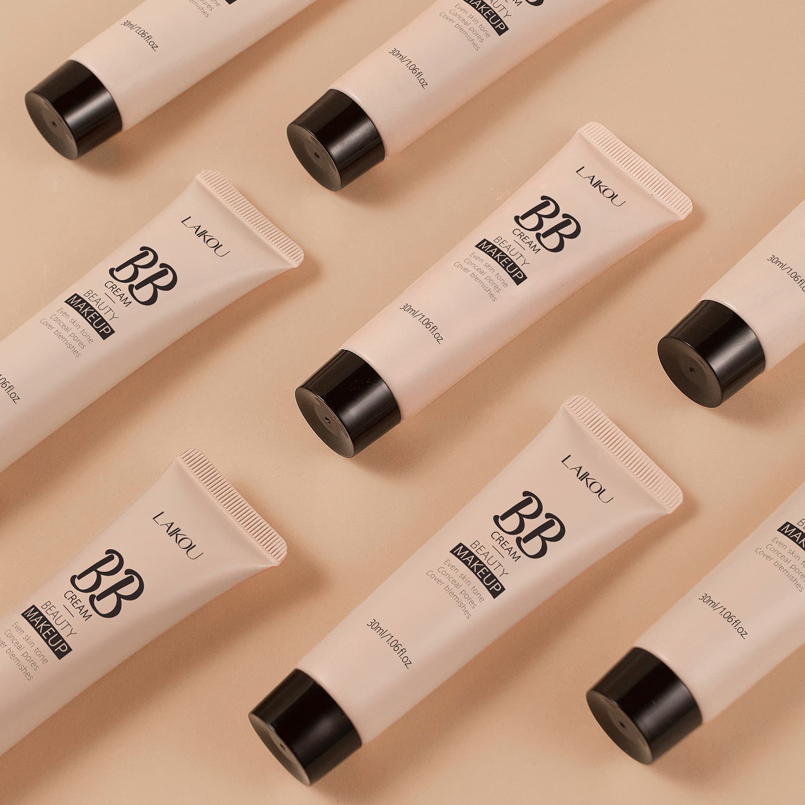 LAIKOU 9-Color BB Cream 30g (Tube) Moisturizing Brightening Concealing Face Cosmetic