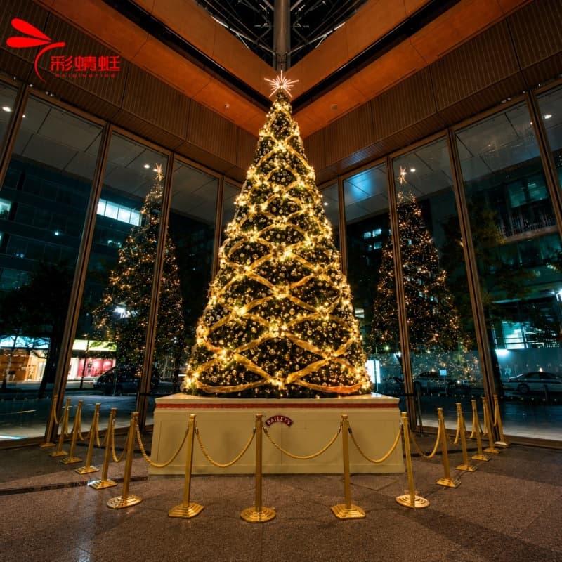 Outdoor Commercial Programmable Large Christmas Tree Decoration with Glowing Colorful Lights