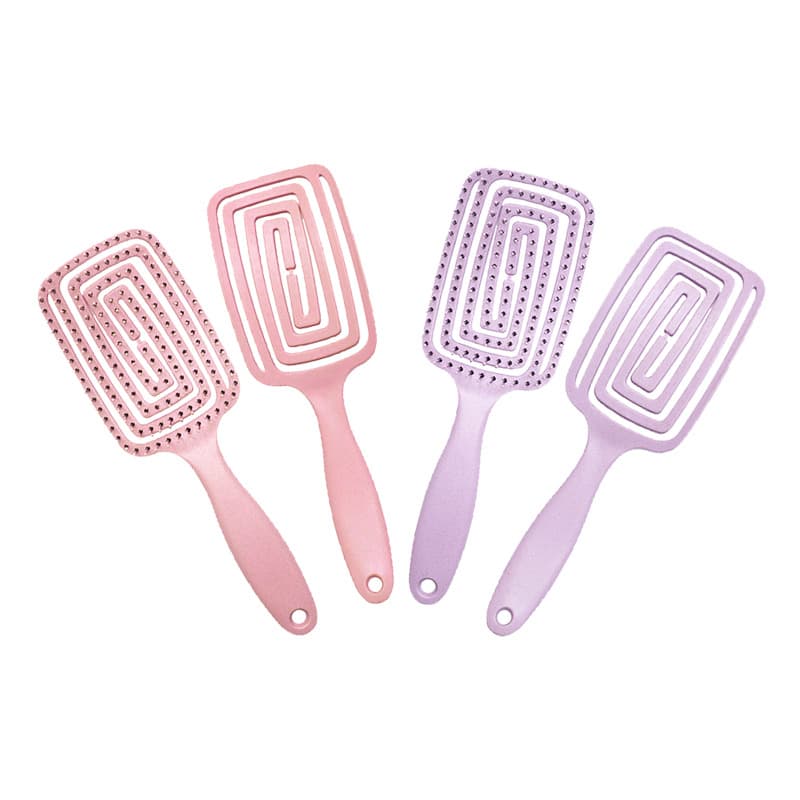 Cross-border styling hollow comb hairdressing comb smoothing hair massage scalp comb women's long hair hollow comb manufacturer wholesale