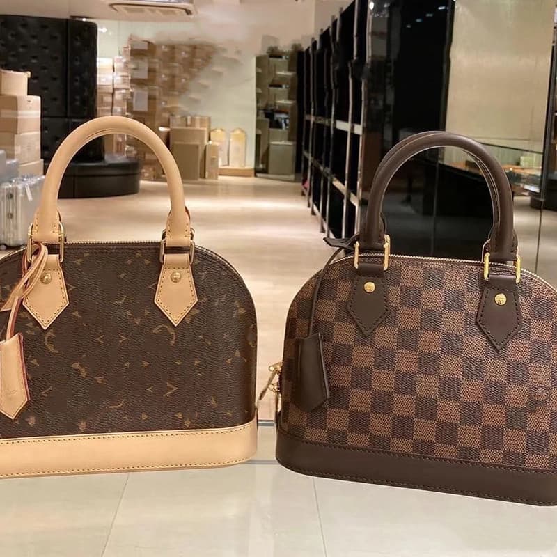 New Cross-border Genuine Leather Women's Handbag Tote Large Capacity Shell Bag Premium Checkerboard Pattern Fashion Versatile Shoulder Bag