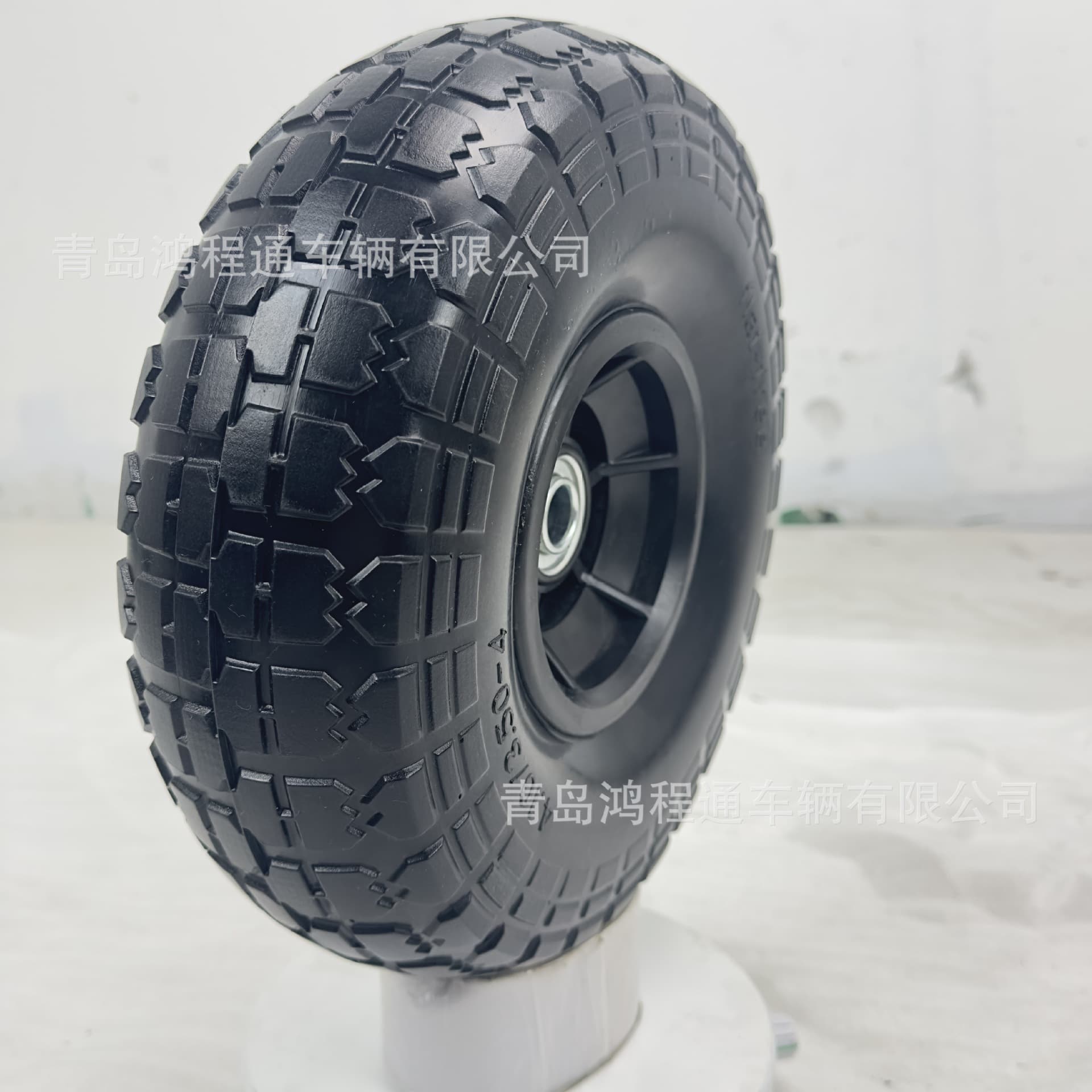 10-inch Plastic Hub 4.10/3.50-4 PU Foam Wheel Replacement Wheel for 10-inch Tool Cart