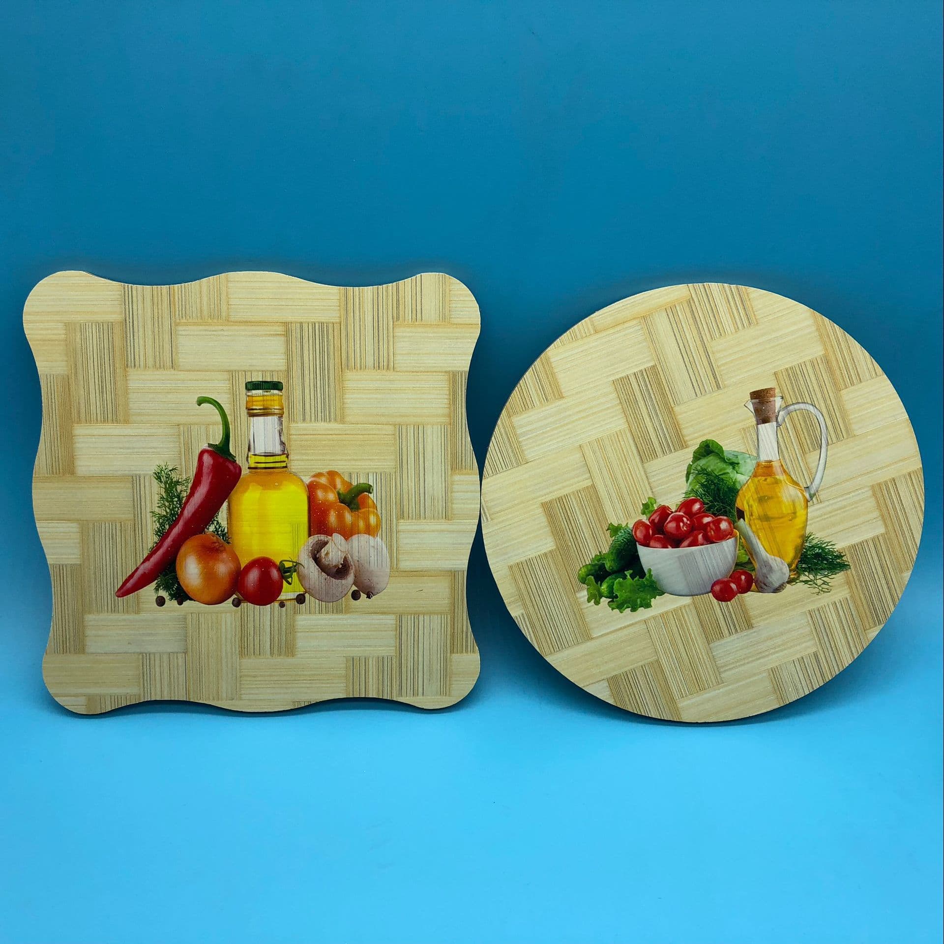 Insulation pads, bamboo pads, wood pads, coasters, various exquisite printed mixed batches, every family has binary supply for gifts.
