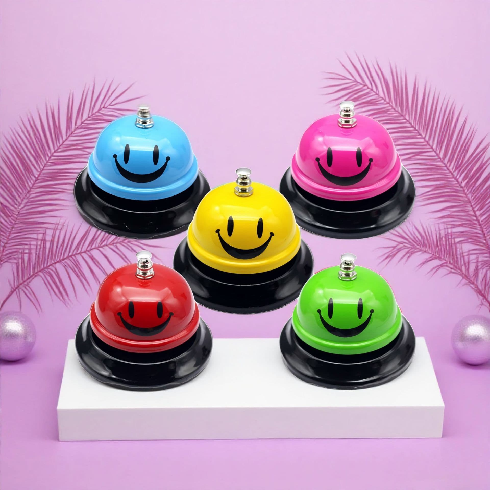 Manual bar serving bell, dining bell, printed bell, exquisite printed bell, serving bell