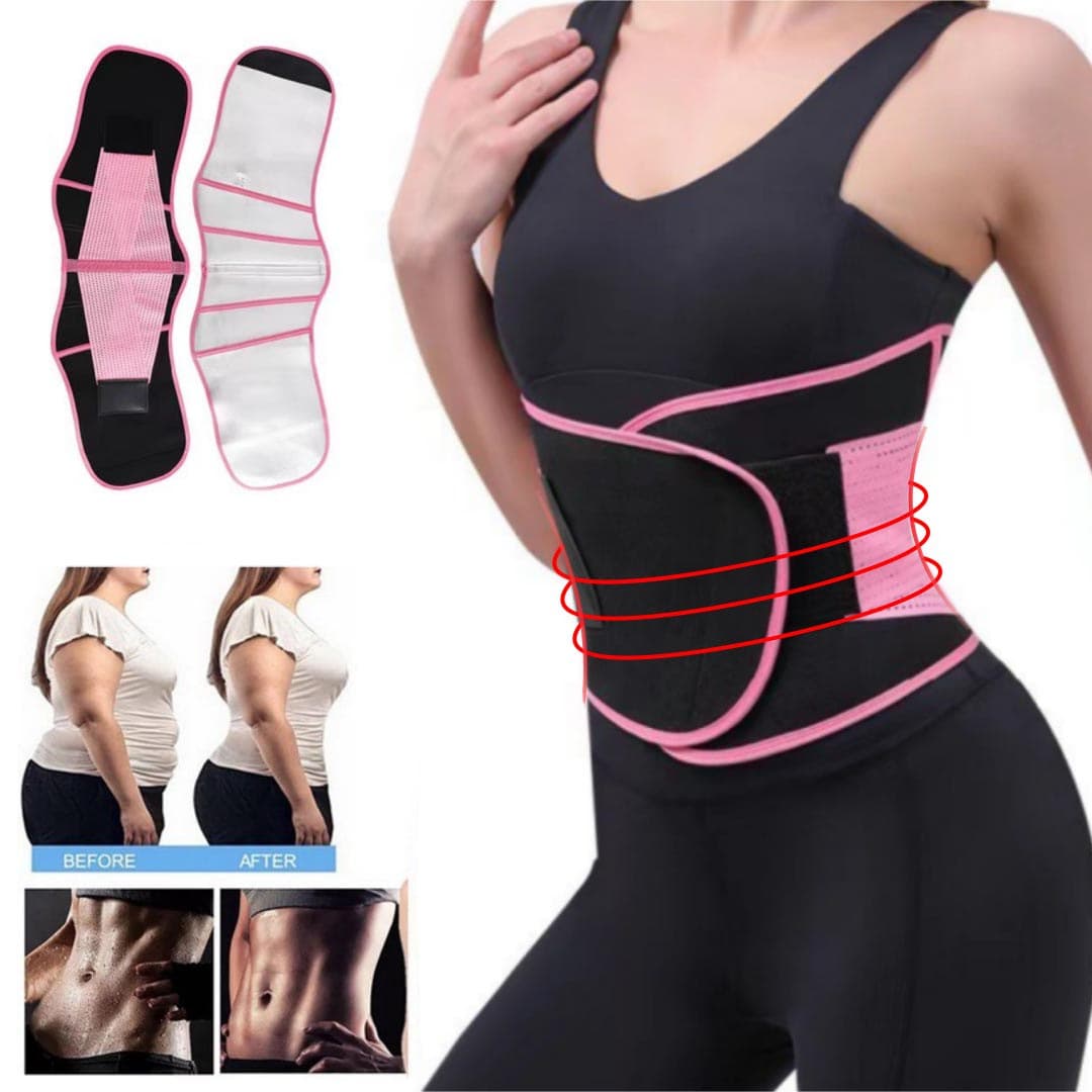 Women's Sports Belly-Contracting Corset Belt Postpartum Waist Shaping Belt Heat-Gathering Sweat Sauna Waist Support Waist-Sealing Plastic Belt