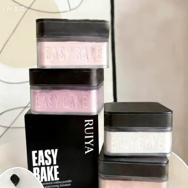 Cross-border Stock Huda Beauty Easy Bake Setting Powder Sakura Pink / Translucent