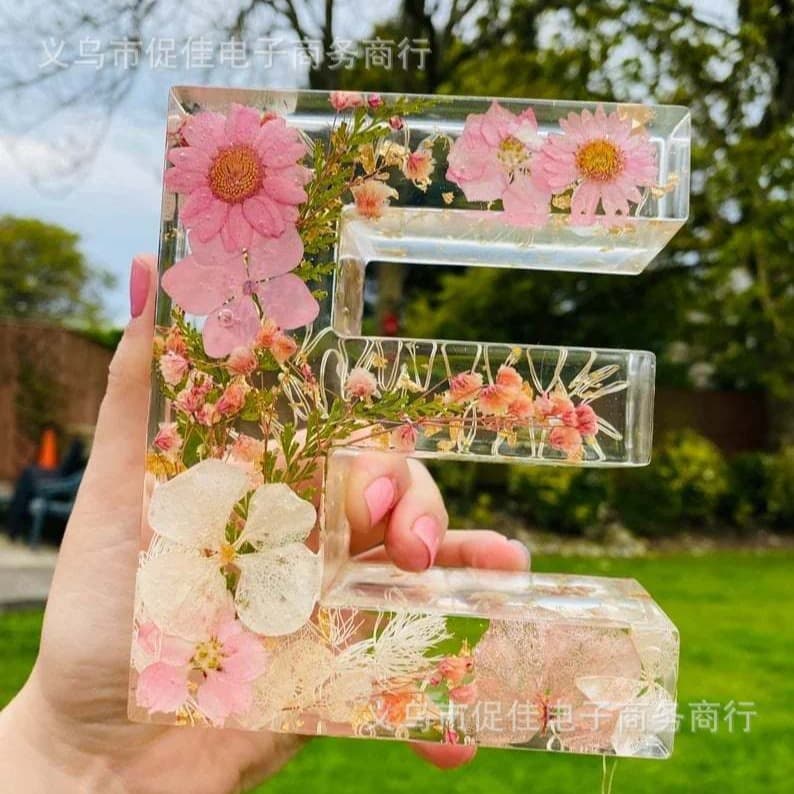 DIY Letters Floral Silicone Mold Desktop Decoration Drip Silicone Mold Cake Tool Home Supplies China Mainland Origin