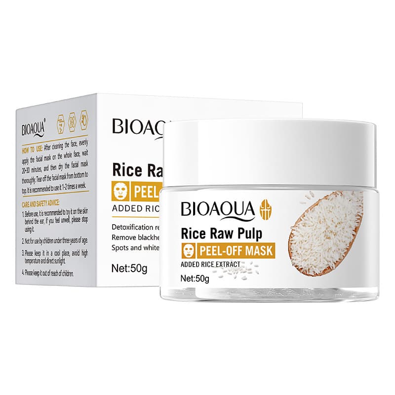 BIOAOUA Rice Original Skin Care Set Hydrating & Moisturizing Facial Cleanser Skincare Kit [For Export Only]