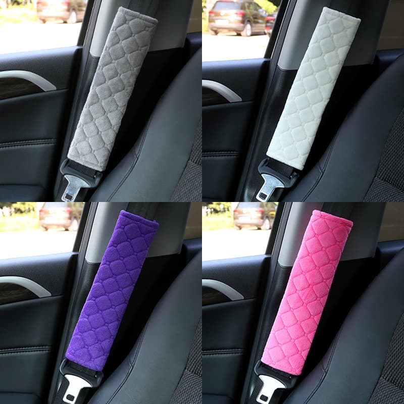 Car Safety Belt Shoulder Protector Pads Auto Accessories Comfortable Breathable Protection Cushion For Driving Travel