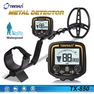 [Best Seller] High Precision Waterproof Metal Detector with LCD Display Treasure Hunting Tool Detects Gold, Silver, Copper, Iron, Aluminum